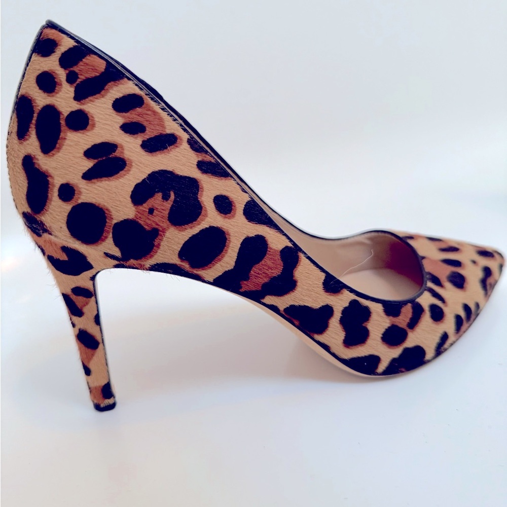 Via Spiga leopard print heels